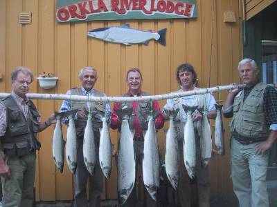 Gutter med fiskelykke!