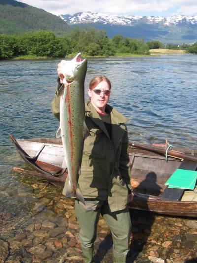 Hopplandslaget med lakse-flaks!