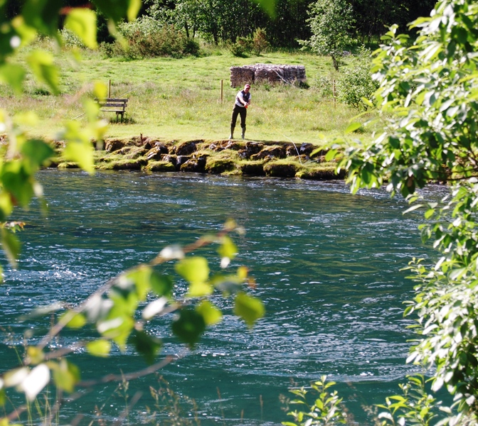 Laksepremiere uten fiskere i Nordfjord-elvene!