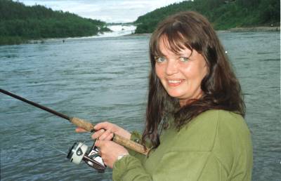 Mye storlaks under Målselvfossen!