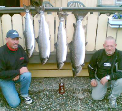 Hønefoss-gjeng:31 laks på 10 dager i Verdalselva!