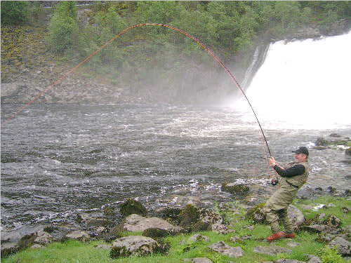Våte drømmer blir virkelighet i Flekkeelva