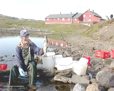 Garnfisket er kobla til turistdrifta på Besso!