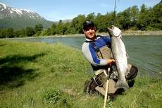 Første laks tatt i Meråker