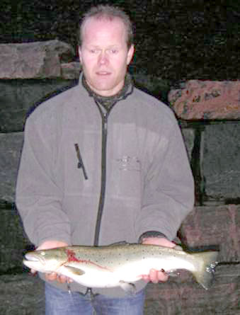 Fin sjøørretfangst på selveste Nyttårsaften!