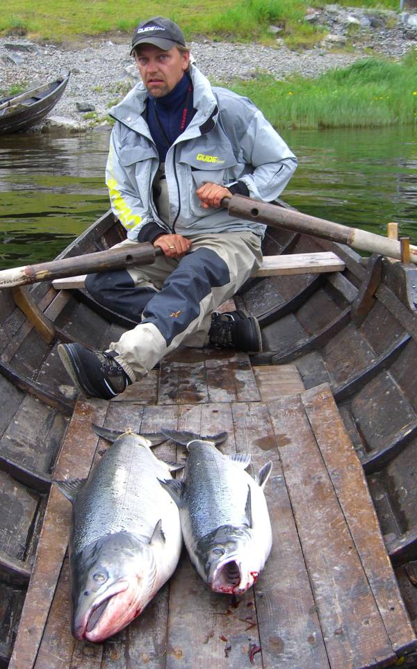 Kjempefangster i Drammenselva!