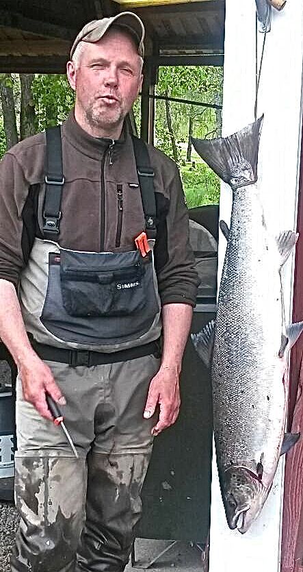 Første storlaks i Bjøra!