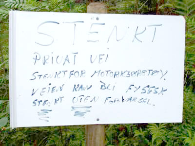 Ulovlig garnfiske og stengt vei i Flekkeelva!