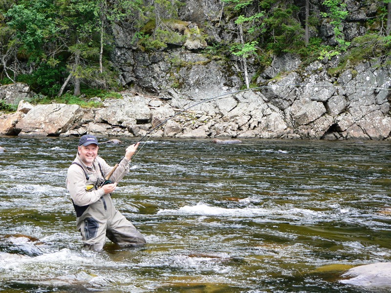 Over 5200 laks på 28,5 tonn tatt på stang i Gaula i år!