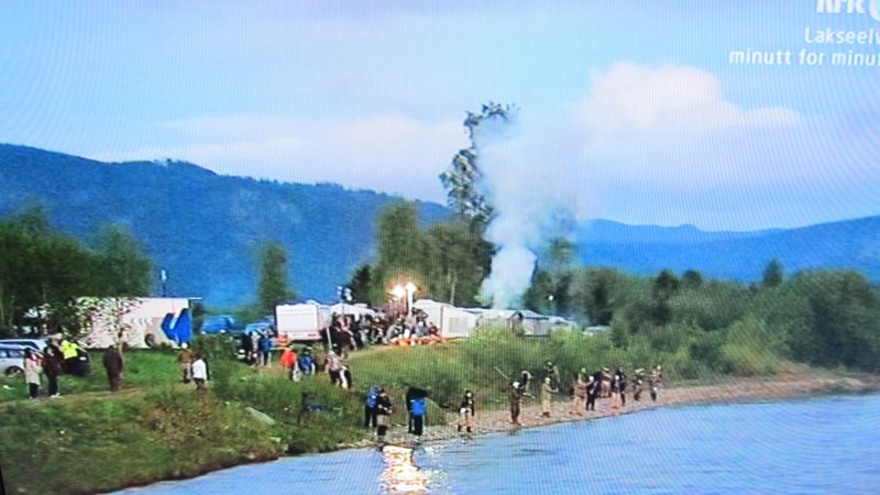 1,6 millioner seere så  laksepremieren i Gaula!