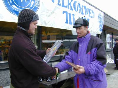 Terje Li ndgren ble norgesmester i isfiske!