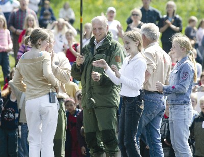 Med Kongen på fisketur!