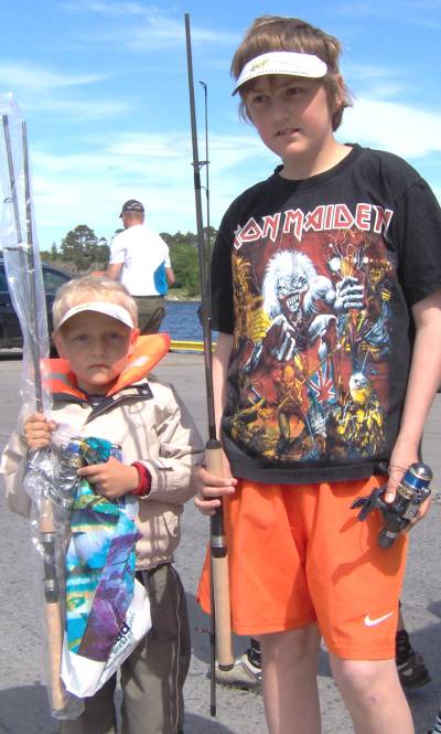 Fiskeglede i sørlandsk sommersol!