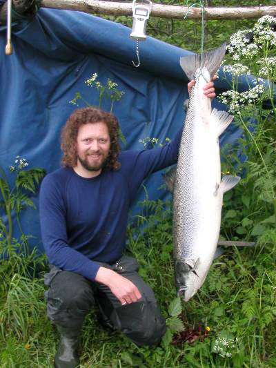 Eventyrlig laksefiske i Nidelva!