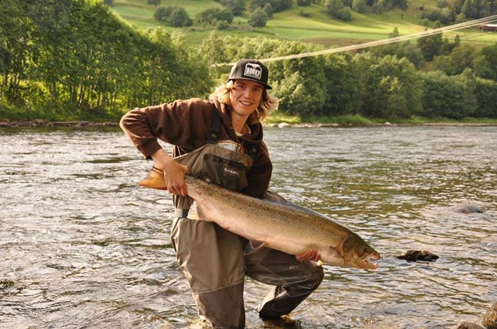 Storlaksen på gang i Orkla!