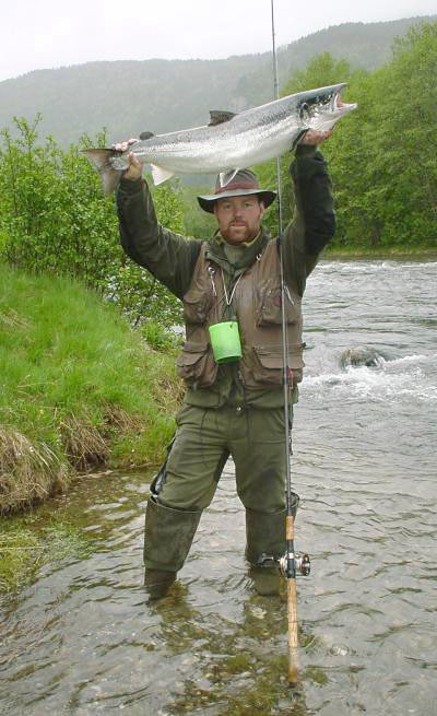 Sorlaksen hemmes av kaldt vann!