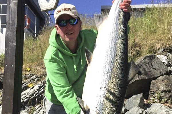 Over 7 tonn laks nedstrøms Hellefossen i Drammenselva