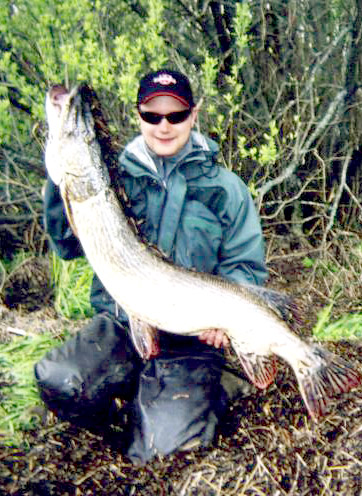 Norsk gjedde-rekord på flue!