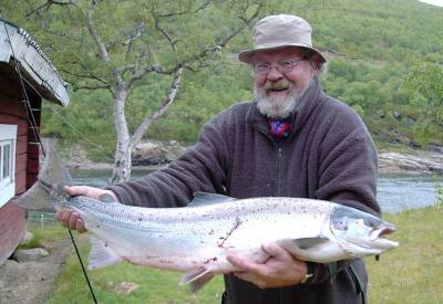 Her kan du fiske laks i Tana!