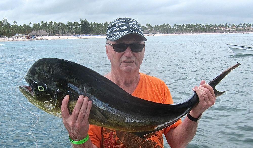 Min første fight med en sprek eksotisk dorado